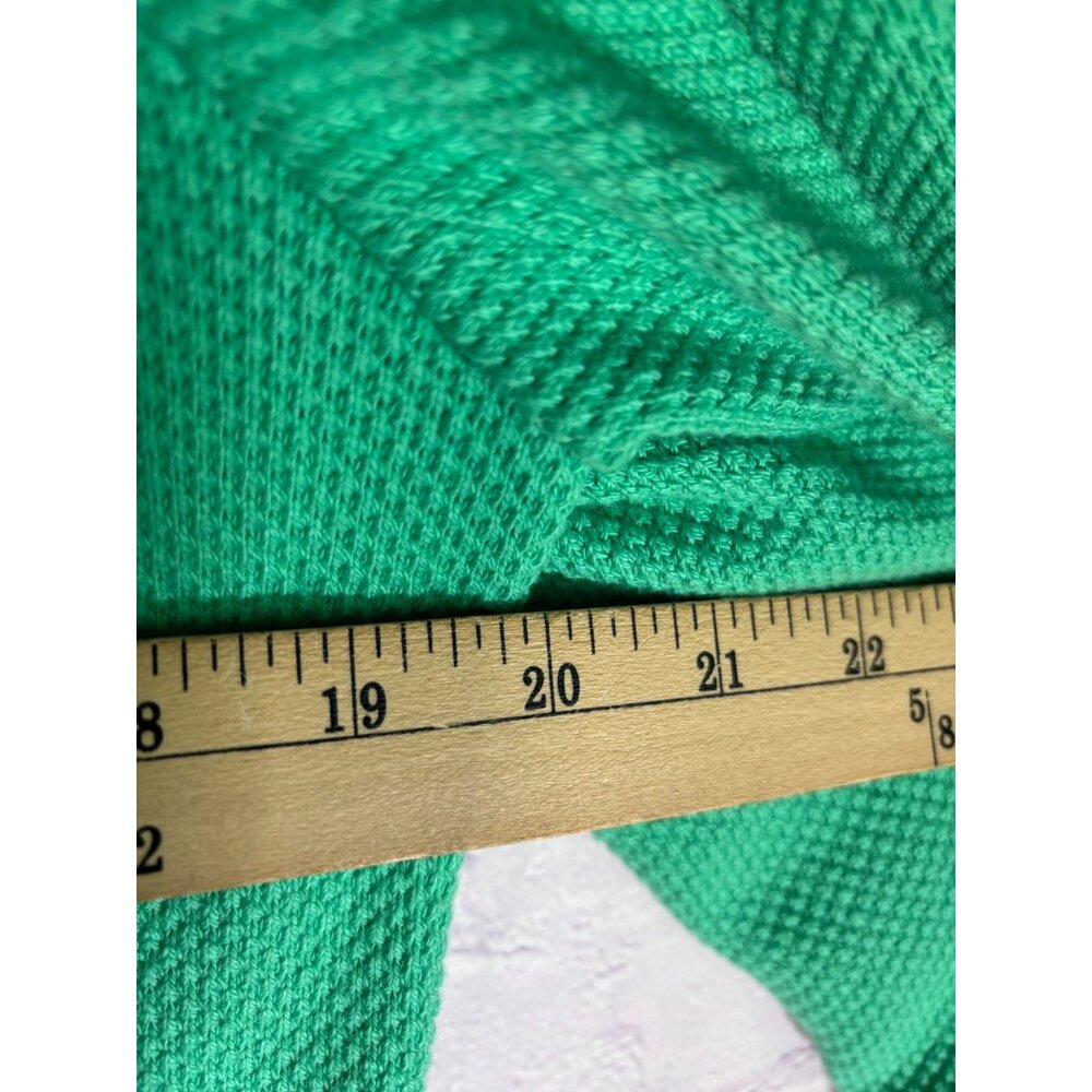 Talbots Womens Textured Green Button-Up Jacket With Pockets Size PL - Picture 5 of 14